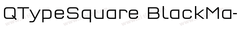 QTypeSquare BlackMa字体转换